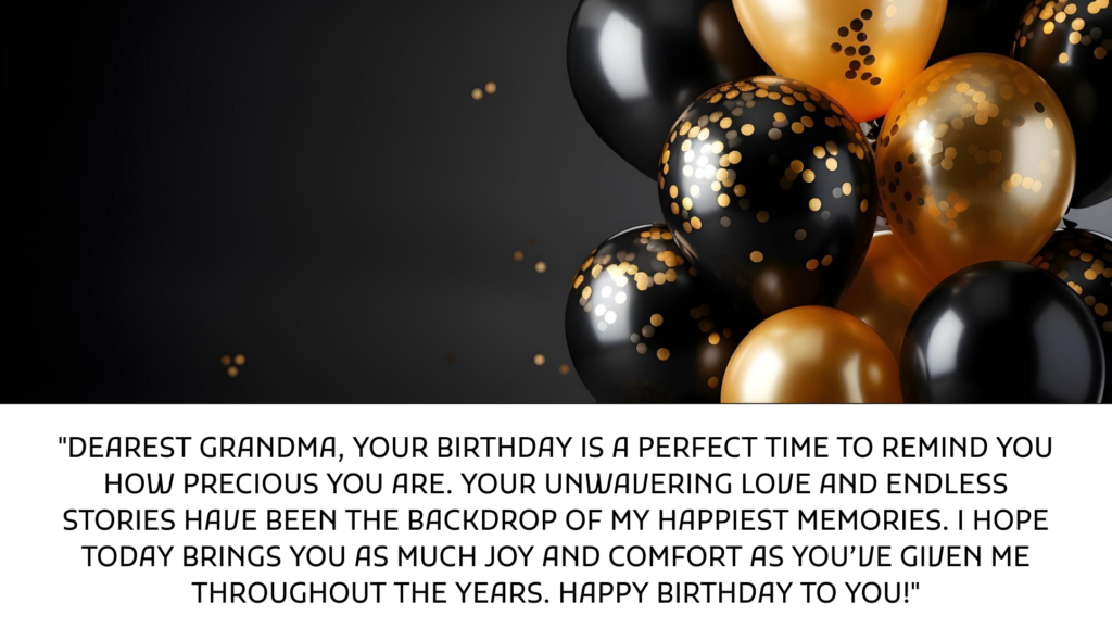 2024 Birthday Paragraphs for Your grandmother