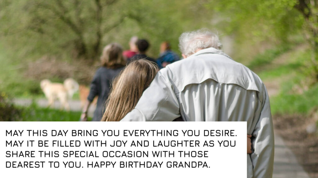 Birthday Paragraphs for Your grandfather new 