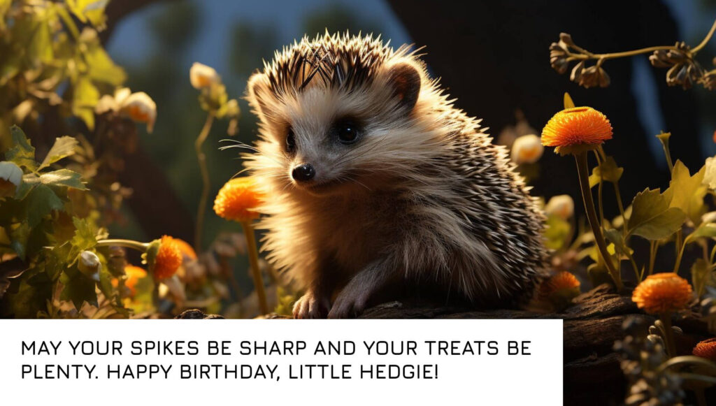 Birthday Quotes for Hedgehog