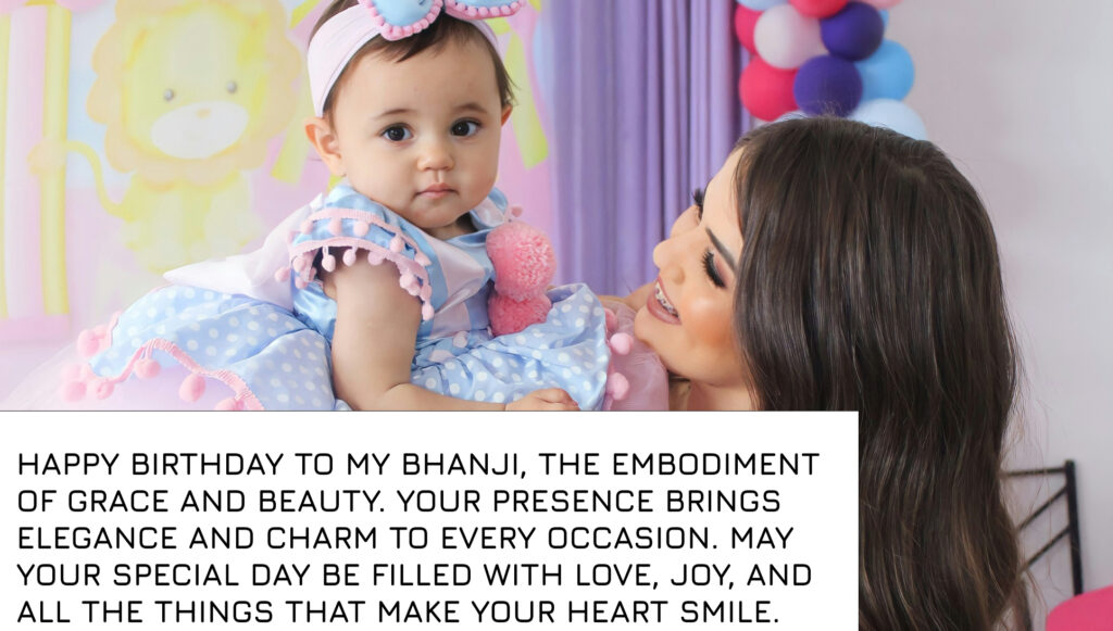 Birthday Quotes for Little Bhanji