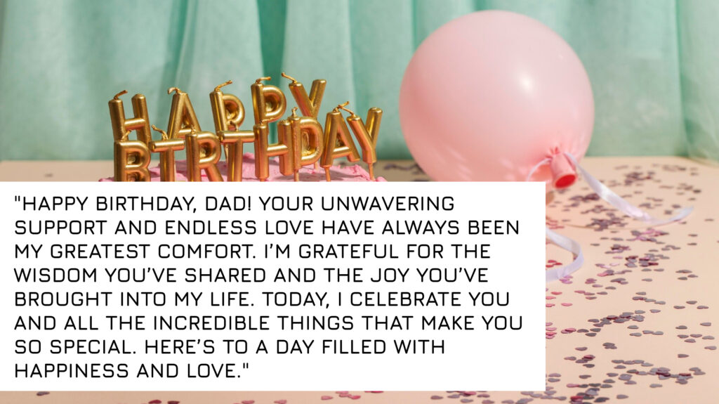 Heart touching birthday paragraph for father