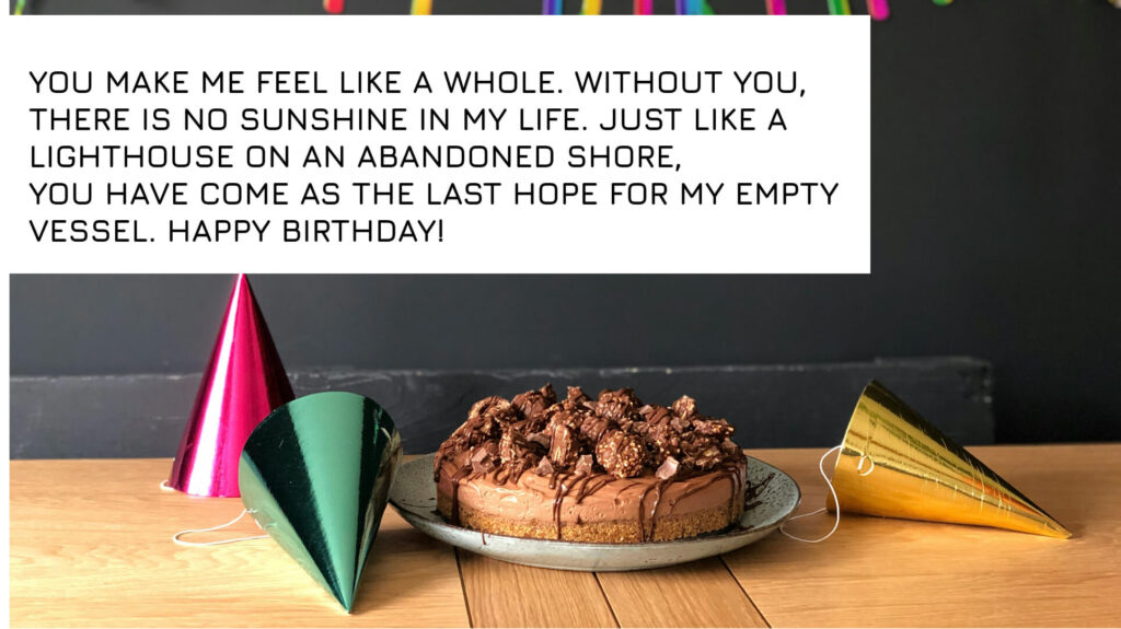 Heart touching birthday paragraph for girlfriend