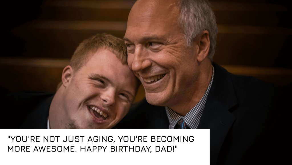 captions for birthday post for father