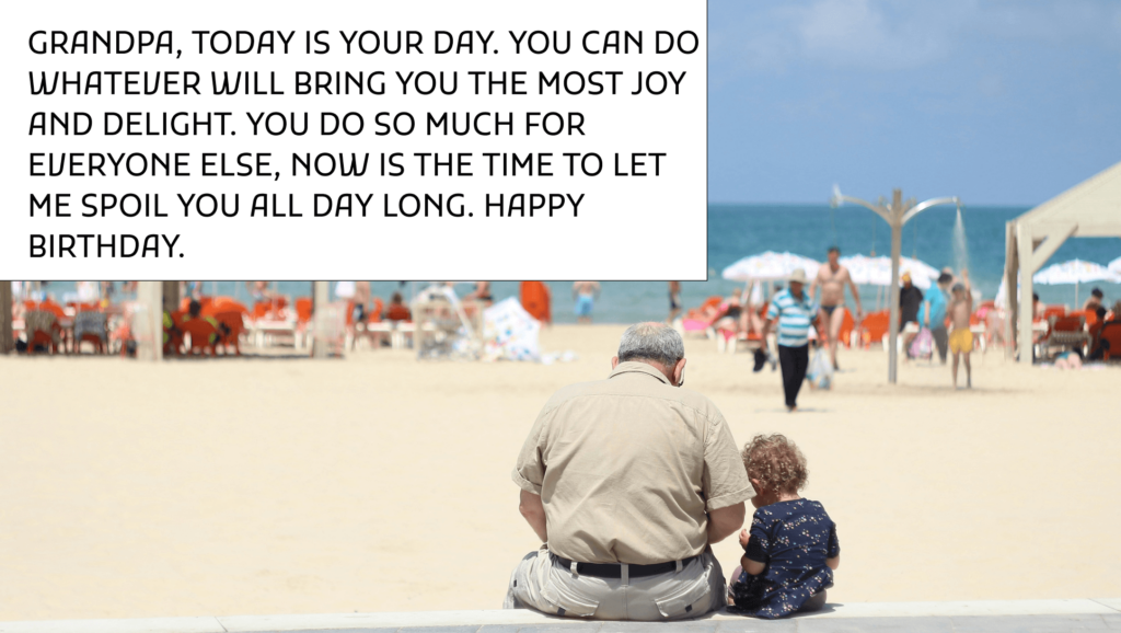 top Birthday Paragraphs for Your grandfather